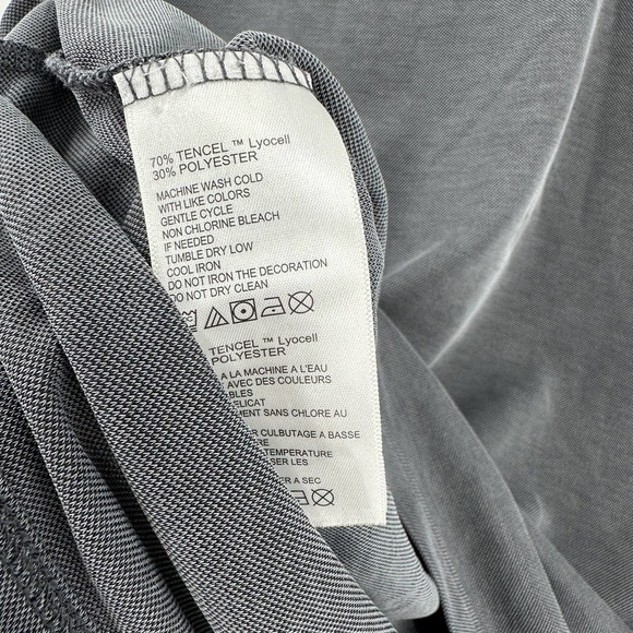 Tommy Bahama Men's Gray Shoreline Surf Polo Shirt Size M/M FLAWED - Picture 4 of 11